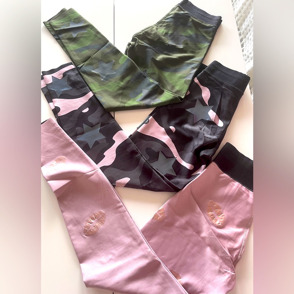 Ultracor Women’s Size S High Waist Leggings Bundle Of  Three